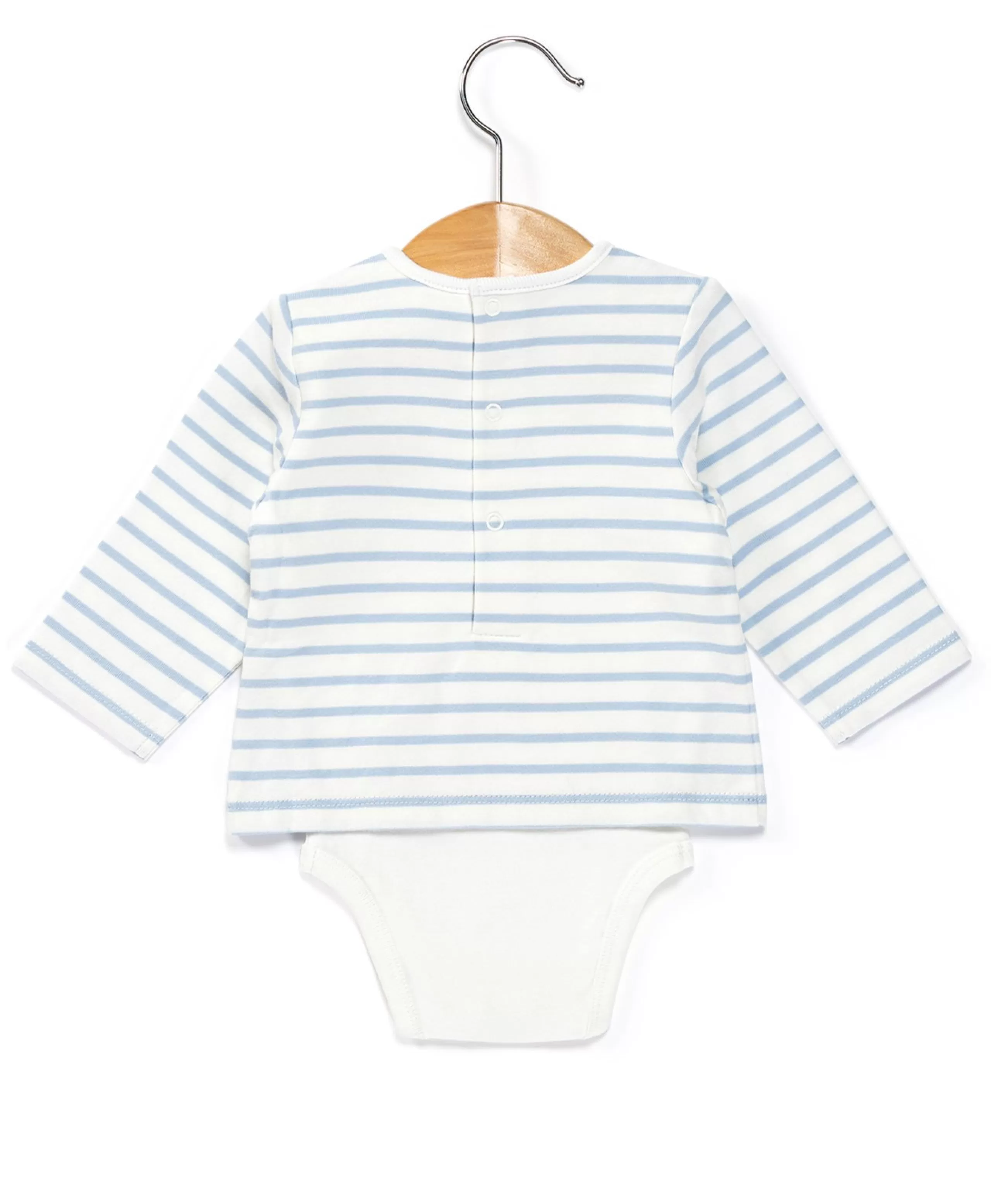 BODY ML FOND NATUREL RAYE BLEU CIEL BODIMA*Terre de Marins Store