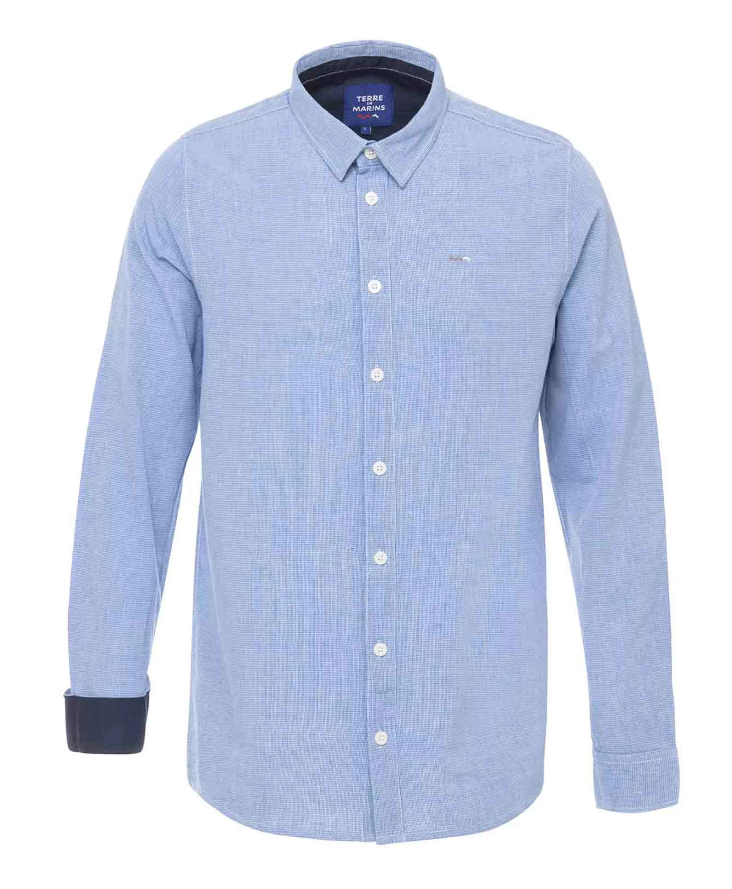 CHEMISE CHEMISIER ML CIEL FALON*Terre de Marins Shop