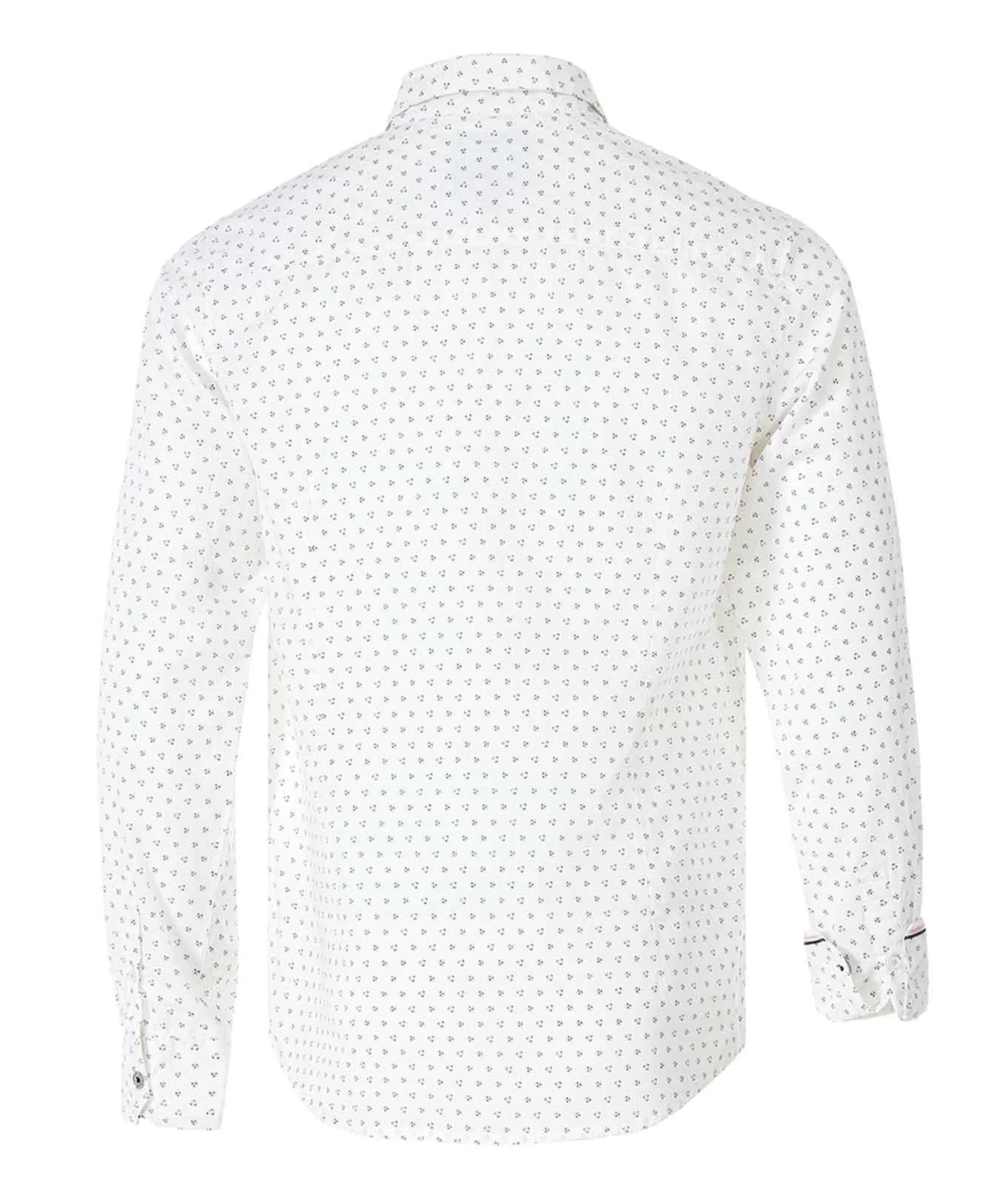 CHEMISE CHEMISIER ML IMPRIME BLANC FOPA*Terre de Marins Hot