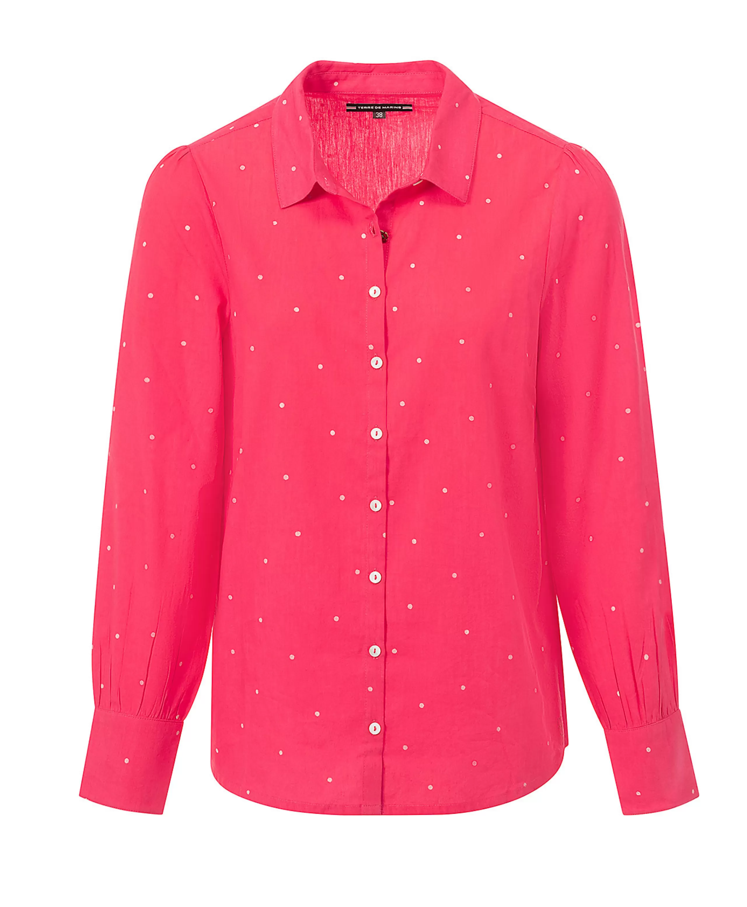 CHEMISE CHEMISIER ML IMPRIME ROSE BALDELLIA*Terre de Marins Store