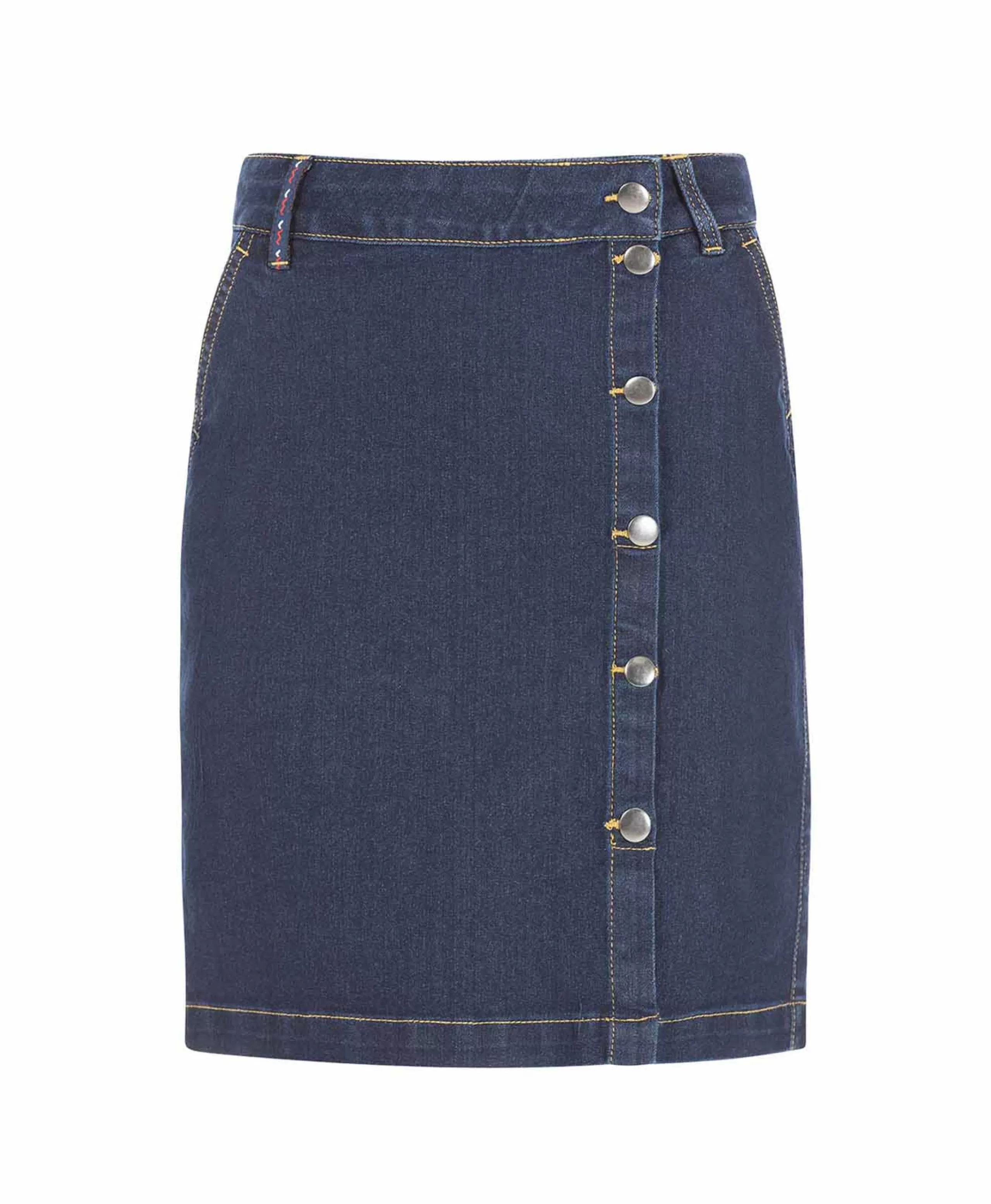 JUPE COURTE DENIM CLAIR ECIDIE*Terre de Marins Cheap