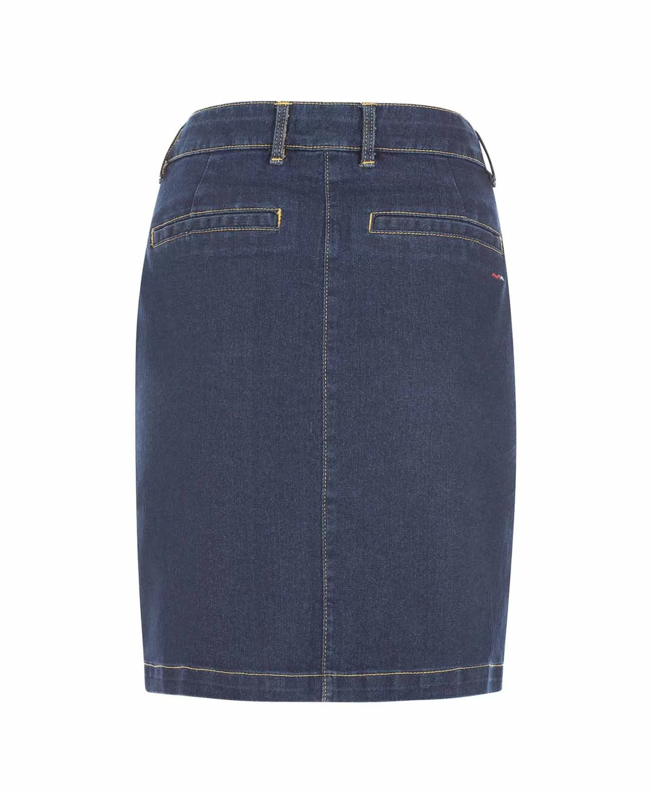 JUPE COURTE DENIM CLAIR ECIDIE*Terre de Marins Cheap