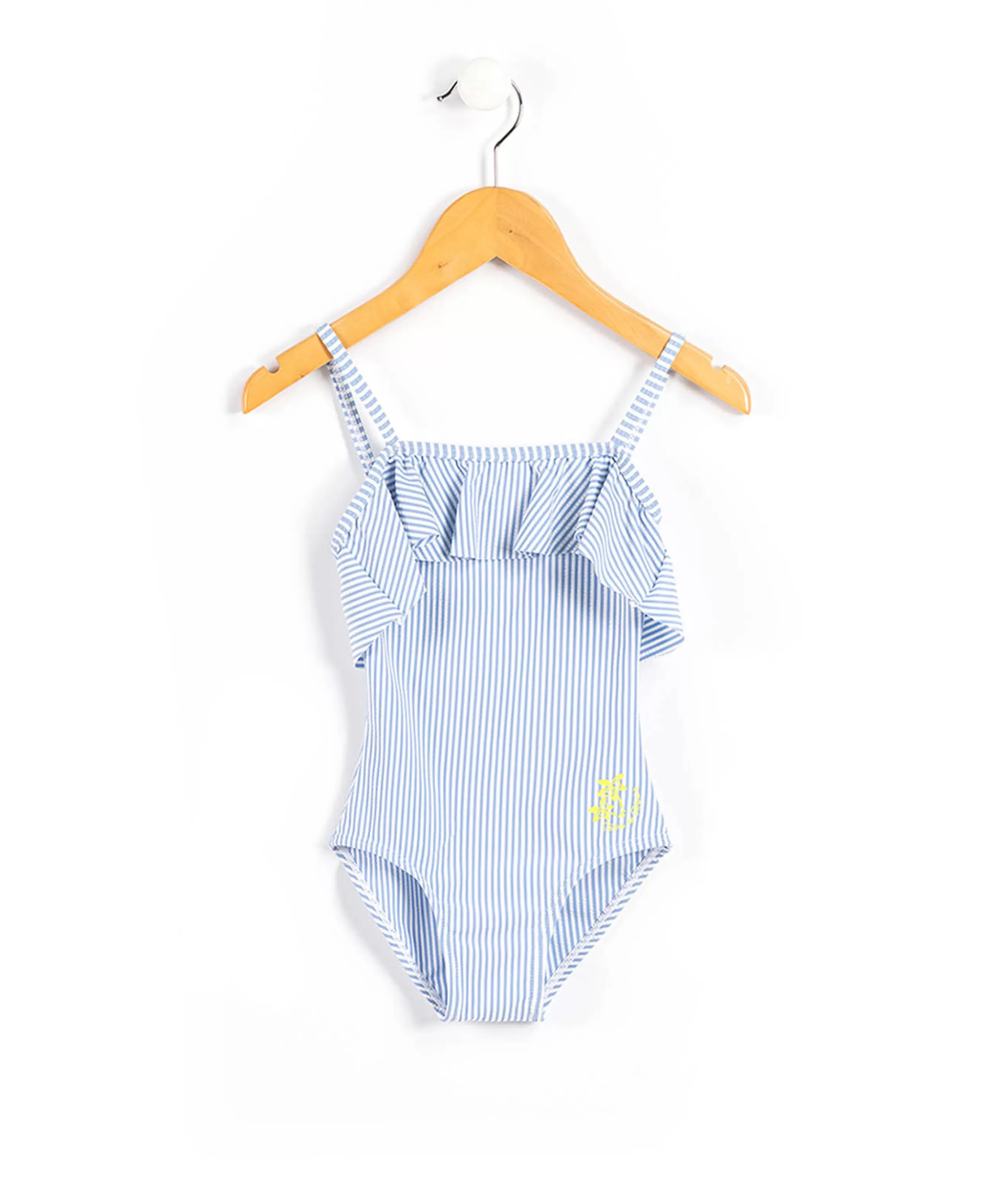 MAILLOT DE BAIN FOND BLANC RAYE BLEU YVANO*Terre de Marins Cheap