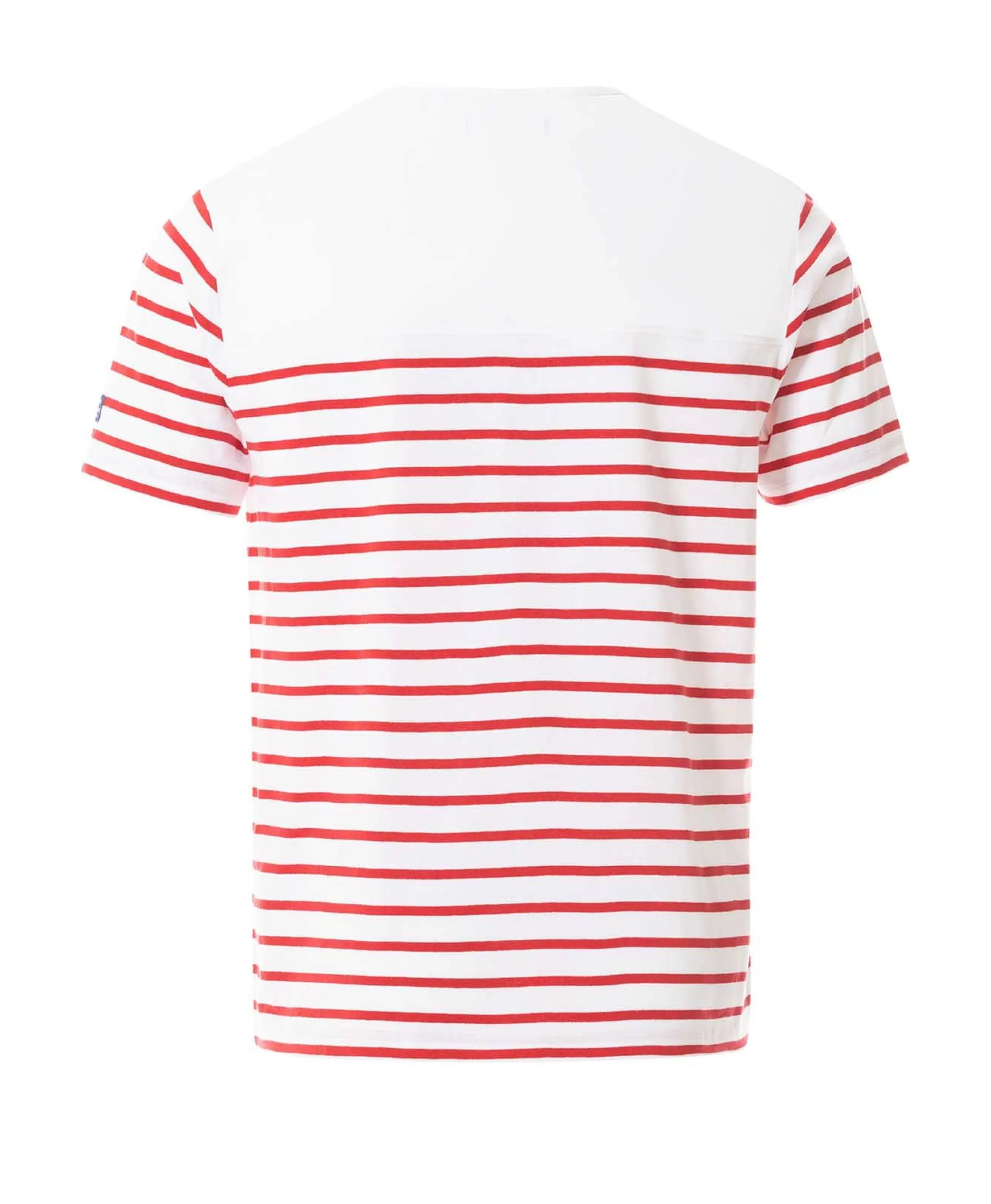 MARINIERE MC FOND BLANC RAYE ROUGE GASPAR*Terre de Marins Store