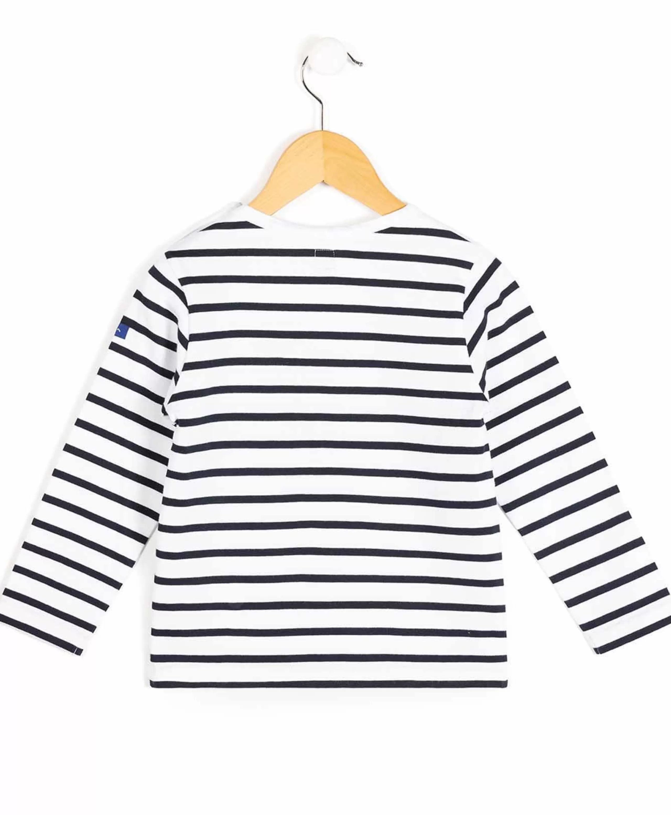 MARINIERE ML FOND BLANC OPT RAYE MARINE CABATAGE*Terre de Marins Clearance