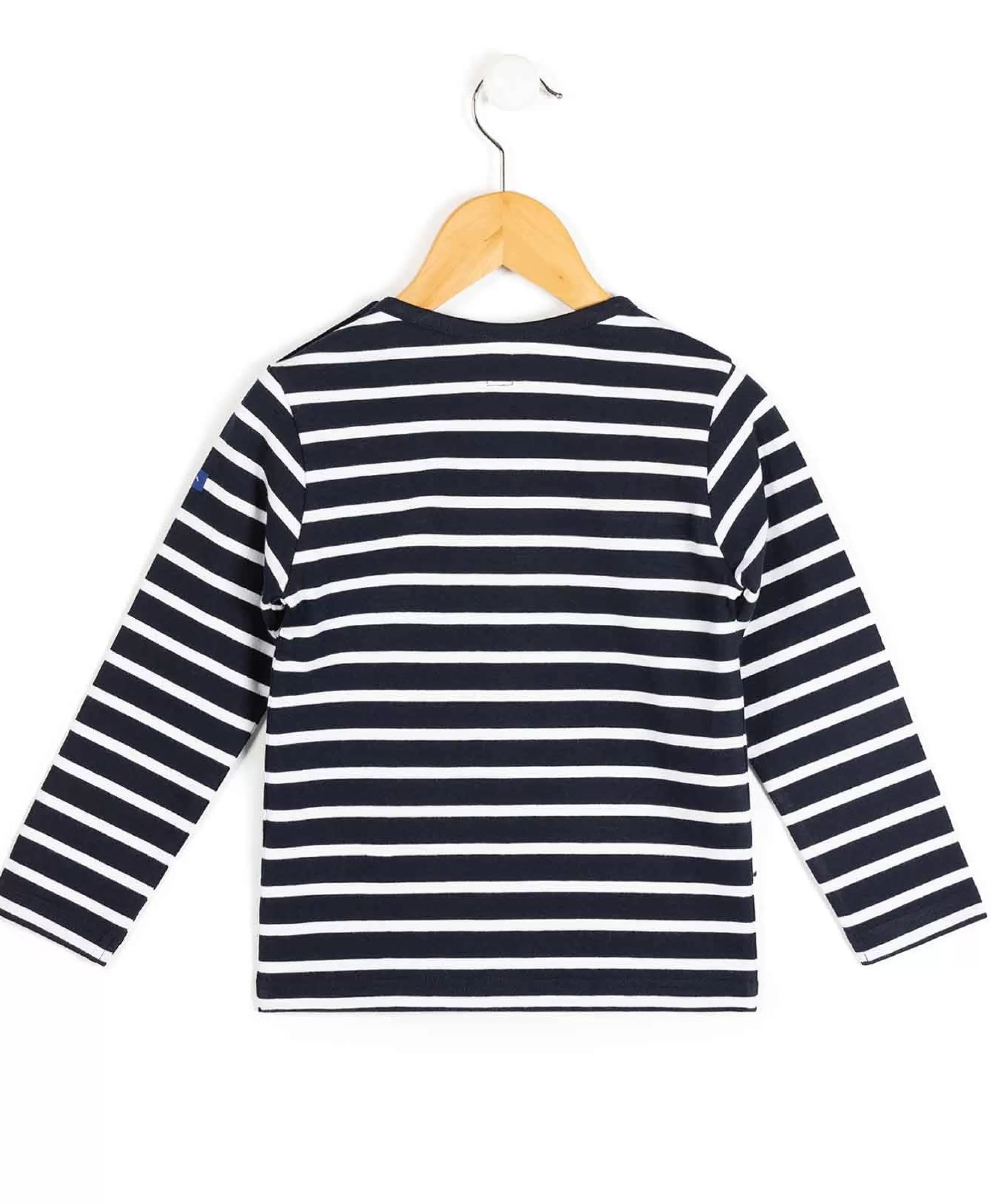MARINIERE ML FOND MARINE RAYE BLANC OPT CABATAGE*Terre de Marins Best