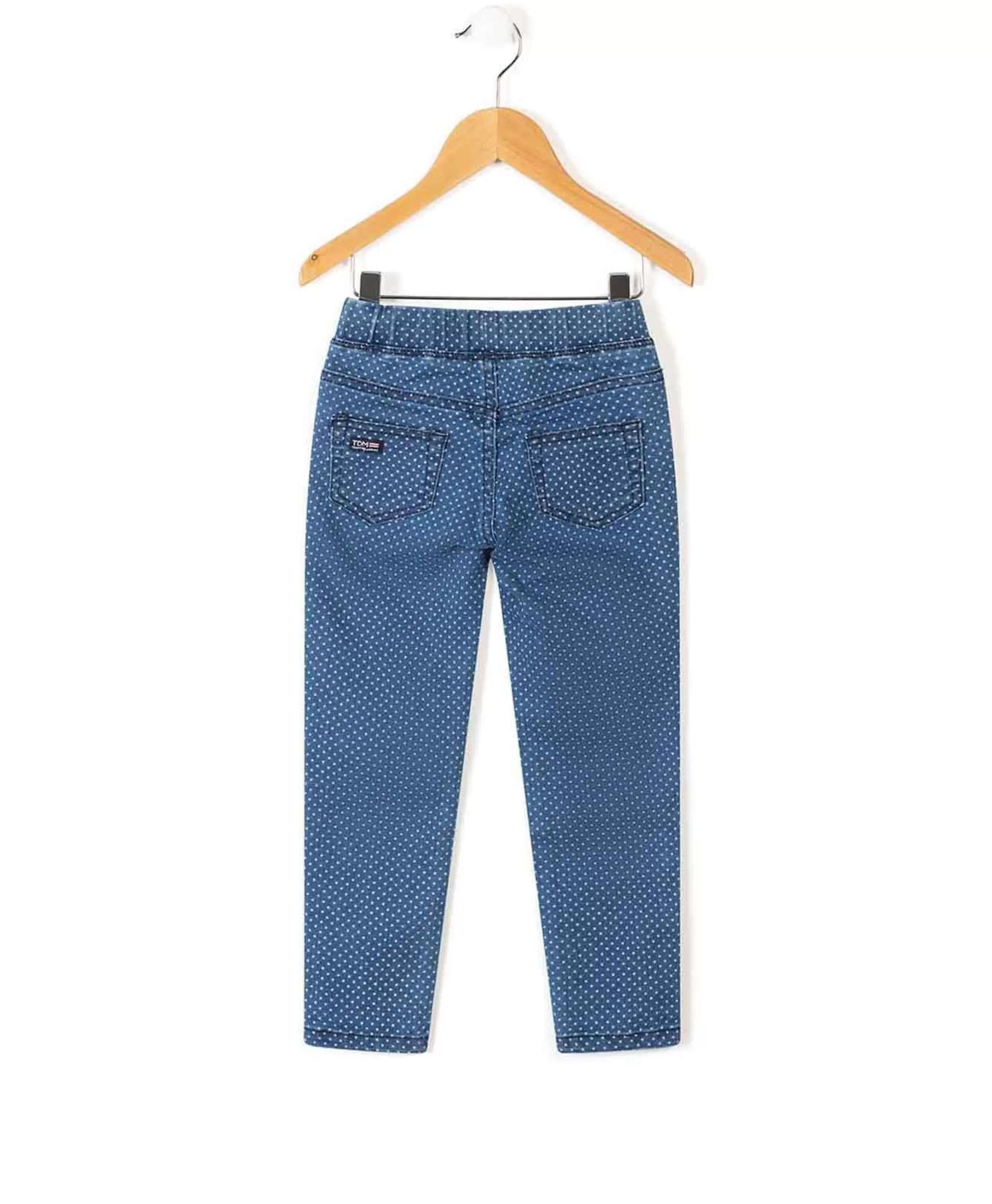 PANTALON DENIM IMPRIME GRECINAETOI*Terre de Marins Clearance