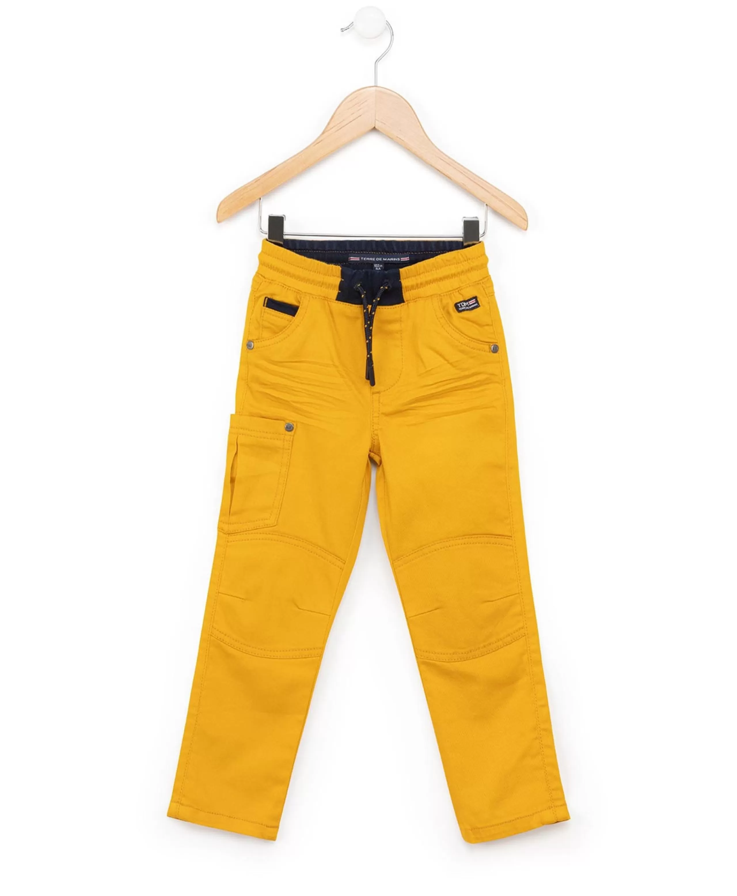 PANTALON JAUNE MOUTARDE COUSTER*Terre de Marins New