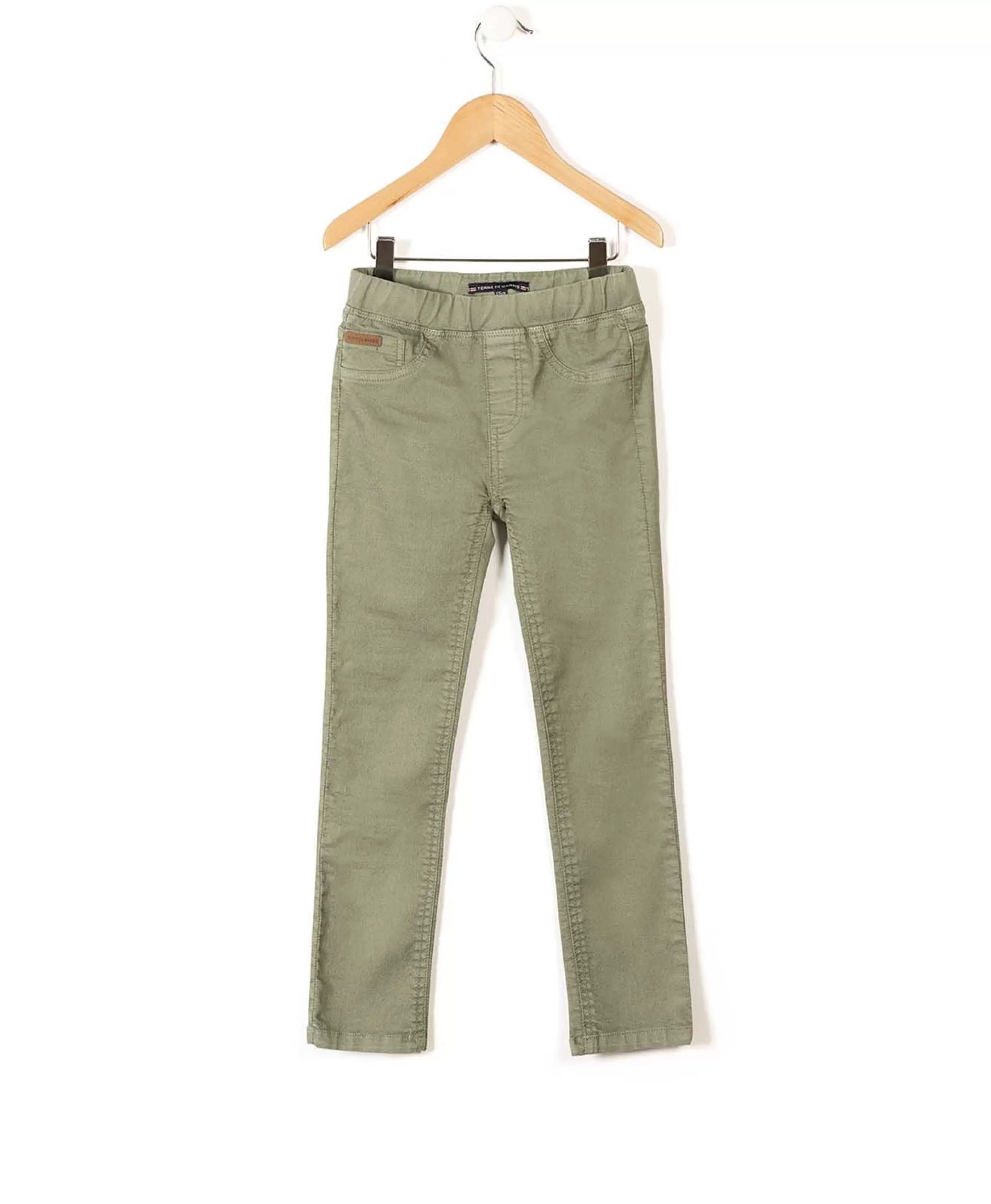 PANTALON KAKI BLANCHI NICOLO*Terre de Marins Sale