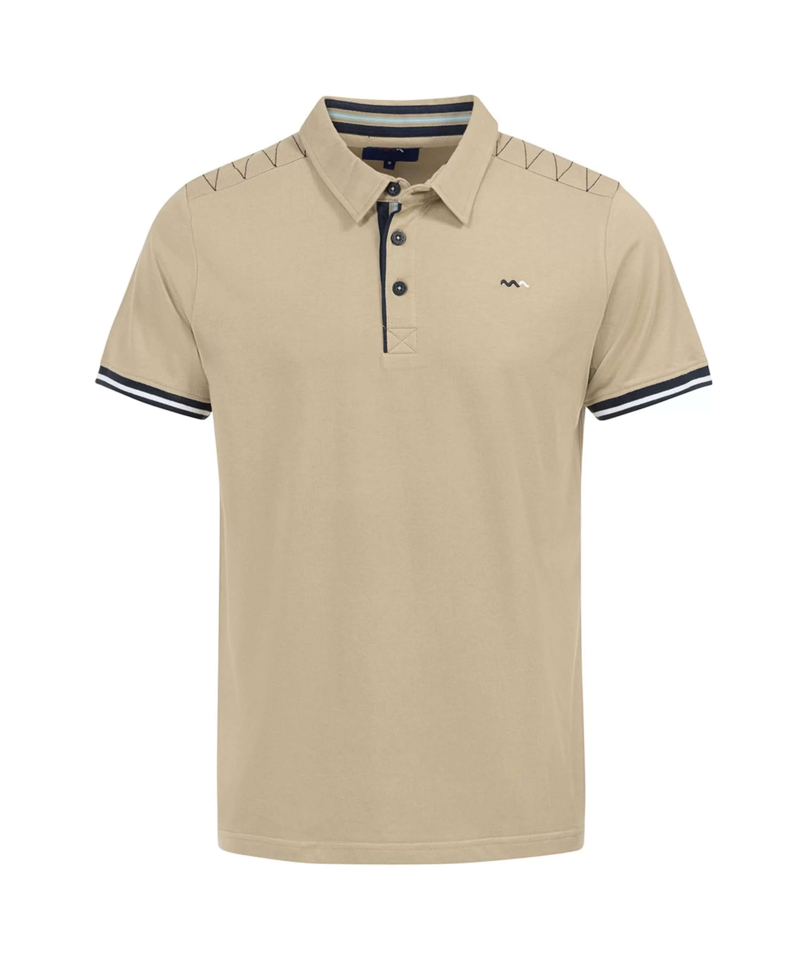 POLO MC BEIGE ULDON*Terre de Marins New