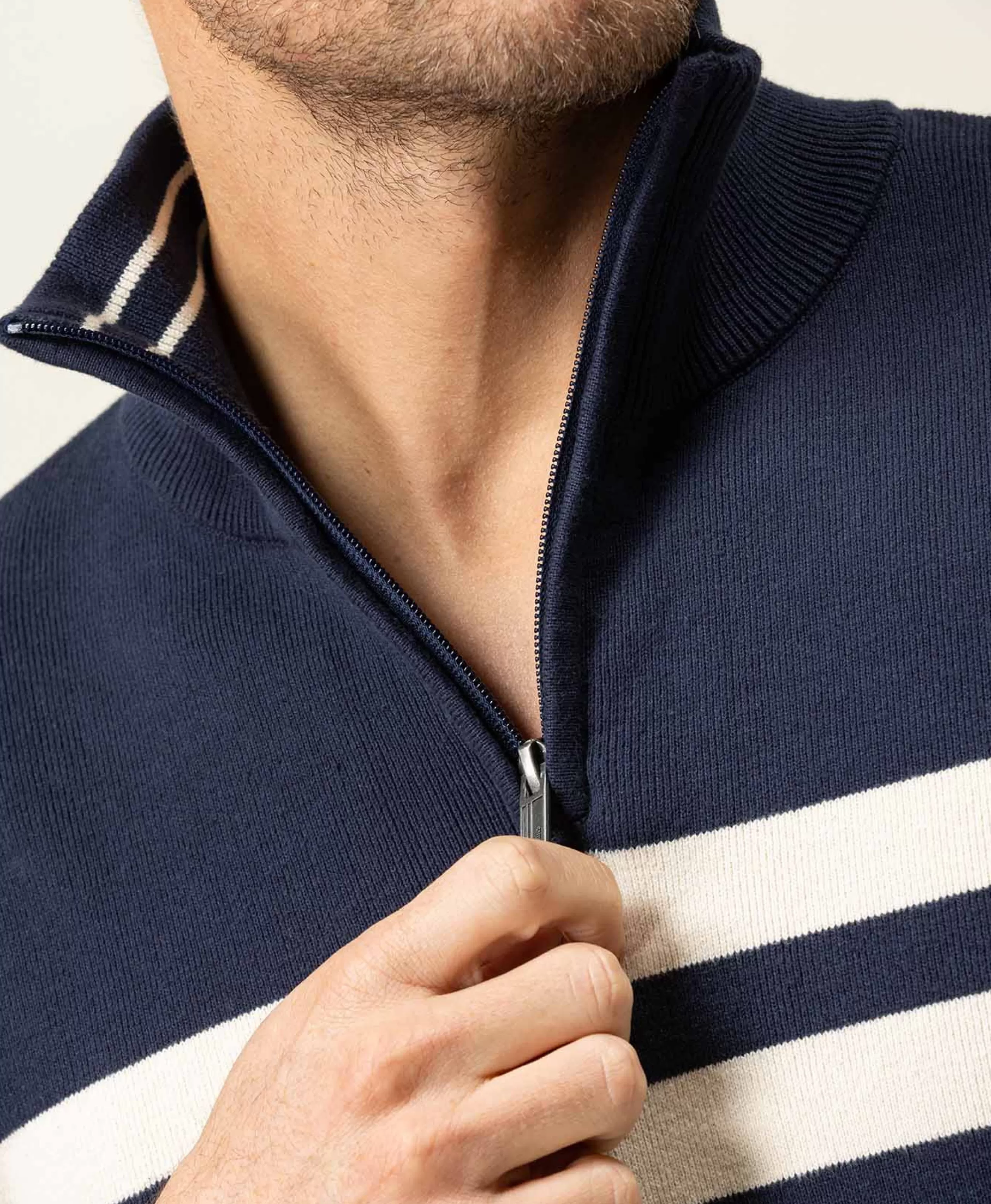 PULL INDIGO KORITAGE*Terre de Marins Shop