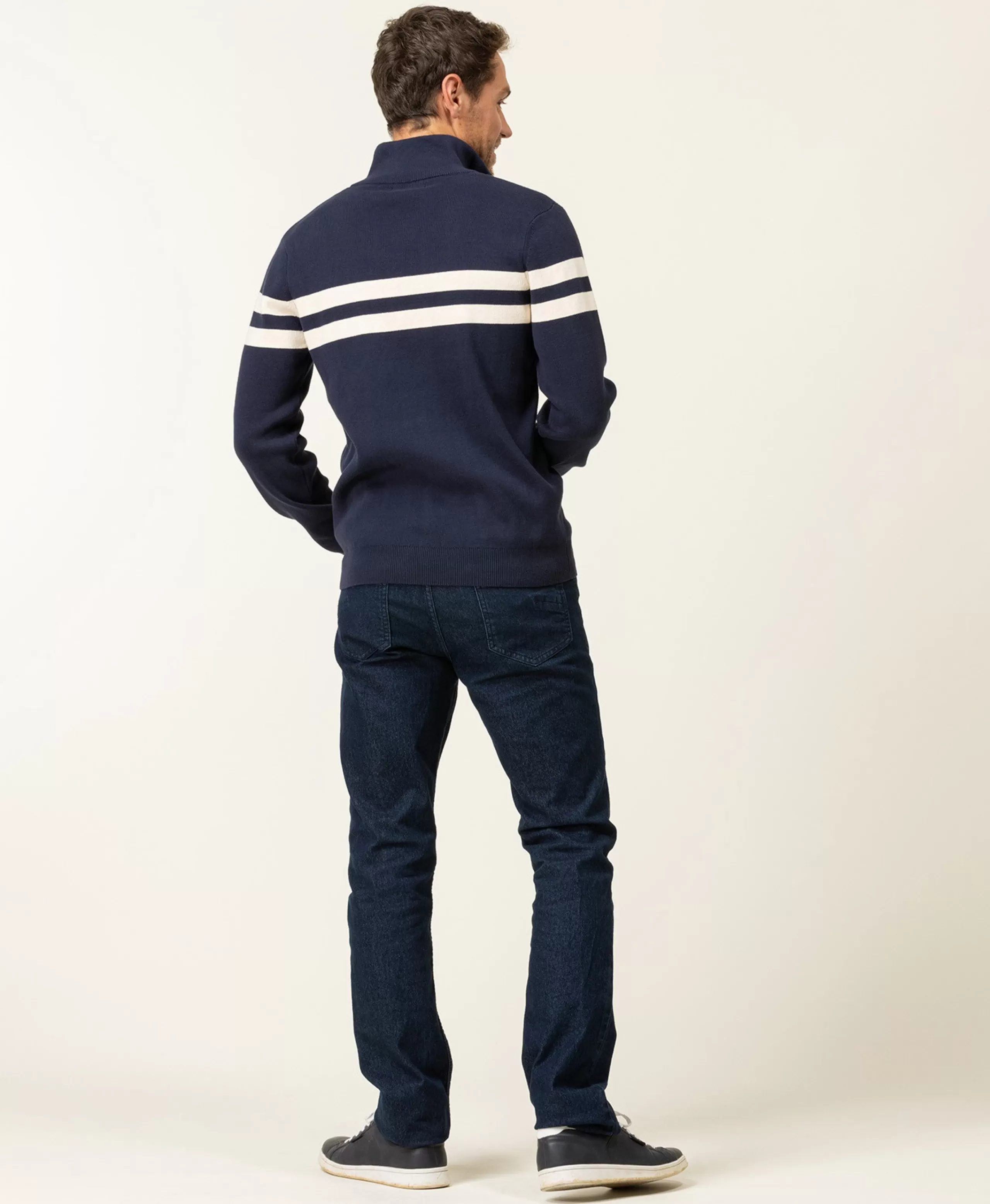 PULL INDIGO KORITAGE*Terre de Marins Shop
