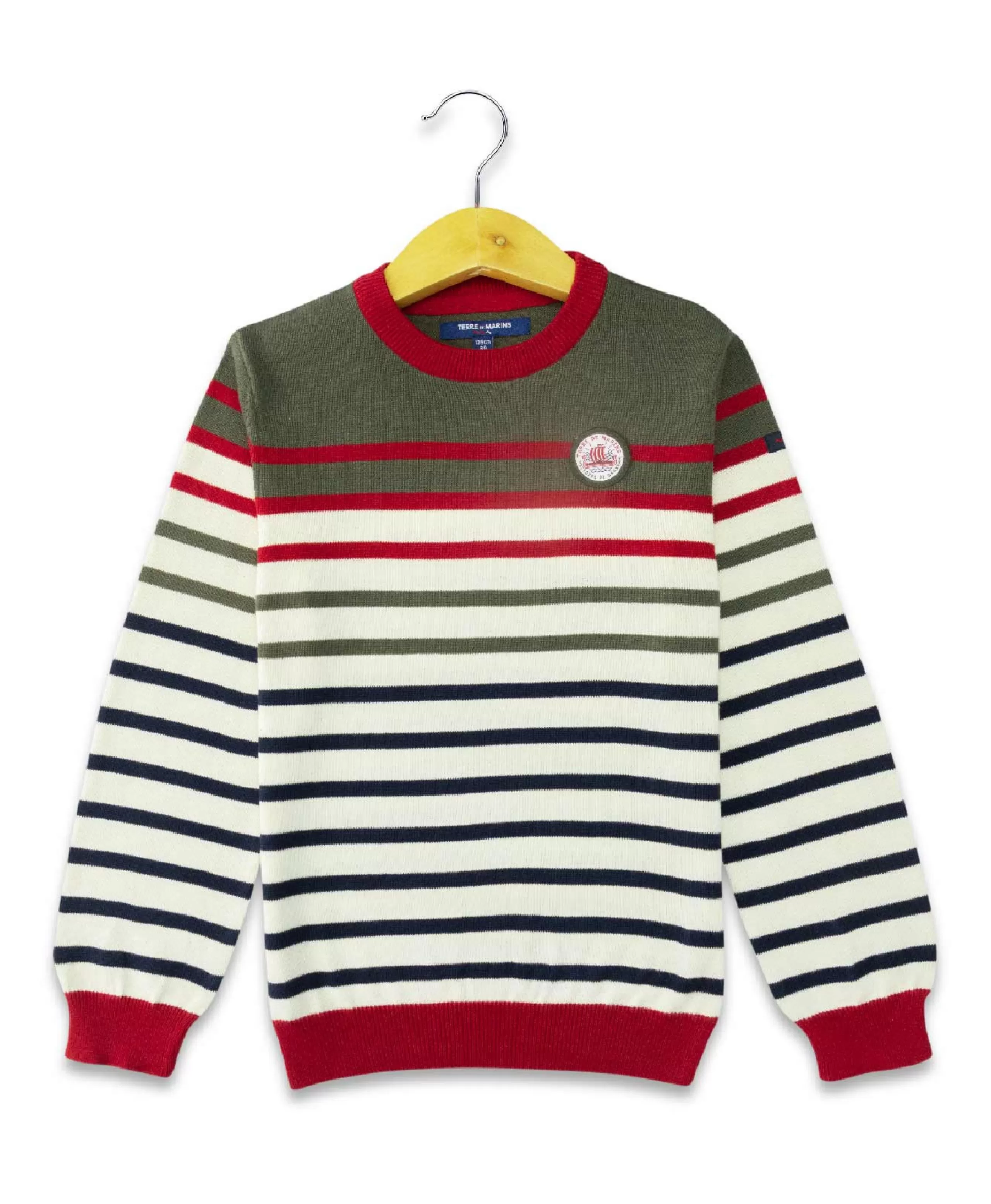 PULL RAYE MULTICOLORE KITAS*Terre de Marins Clearance