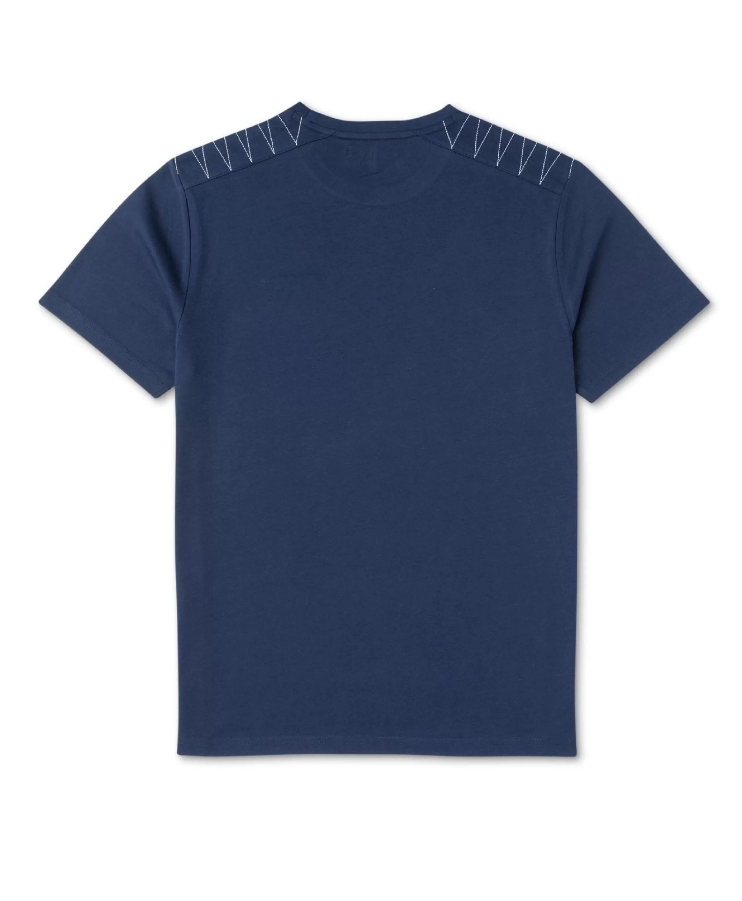 TEE SHIRT MC INDIGO ALTOA*Terre de Marins Cheap