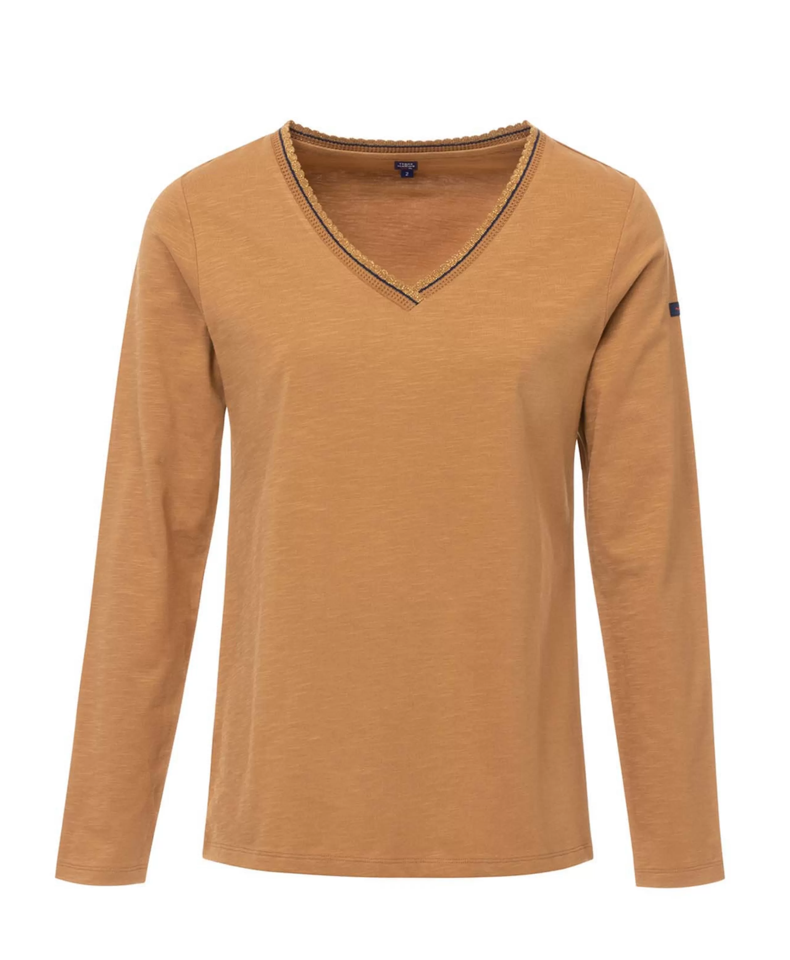 TEE SHIRT ML CAMEL CLAIR ERODA*Terre de Marins Cheap