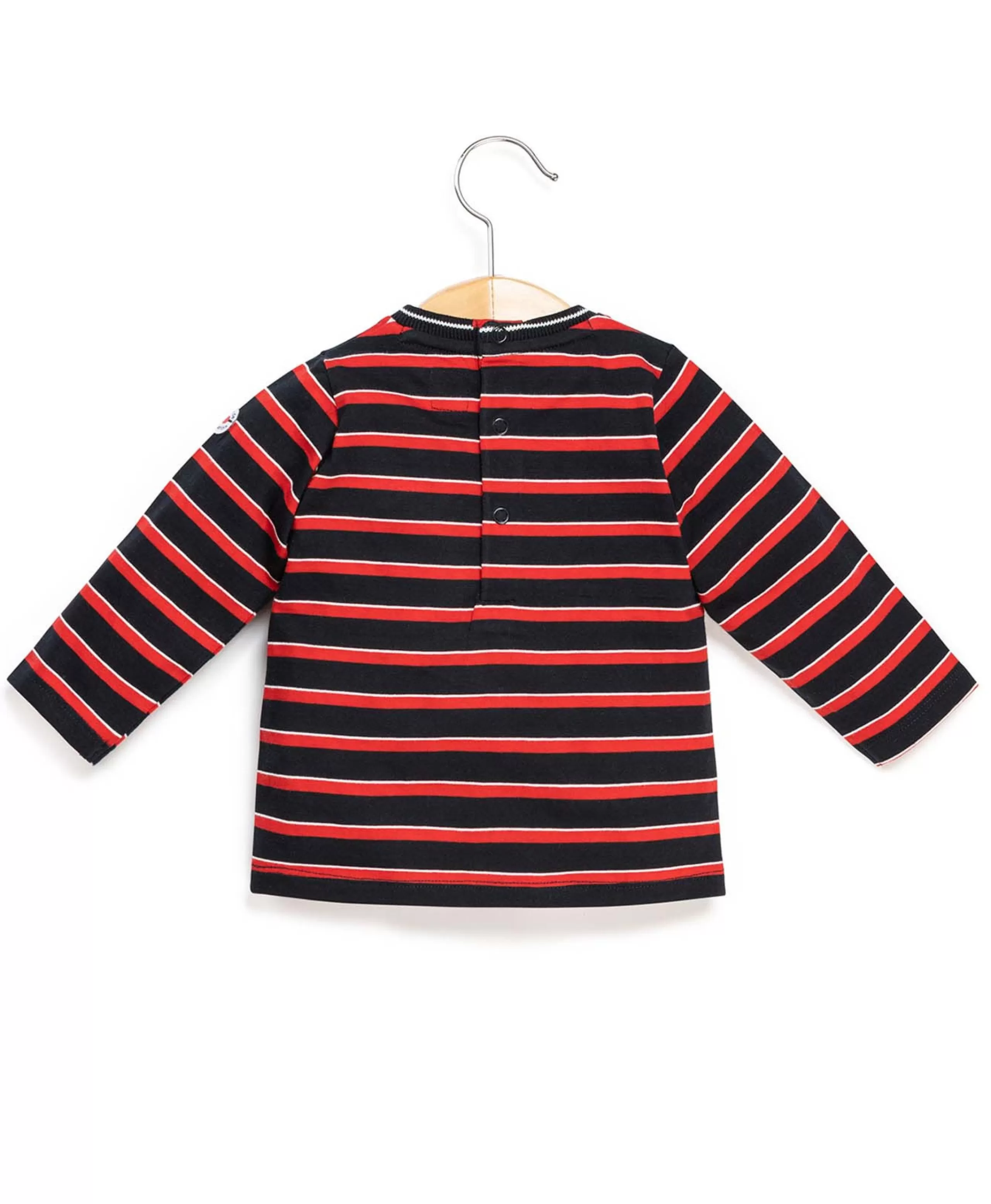 TEE SHIRT ML RAYE MULTICOLORE ETALO*Terre de Marins New