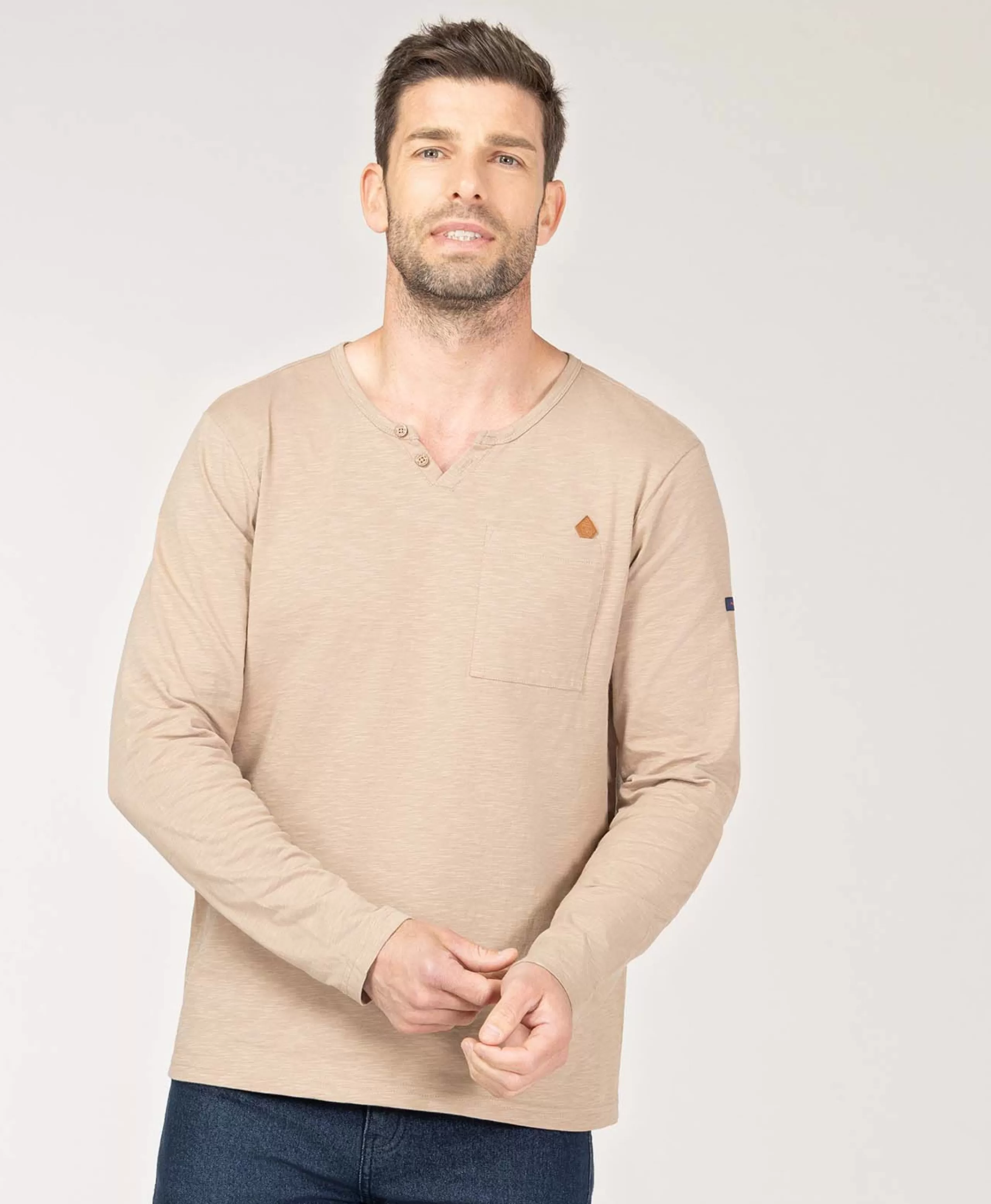 TEE SHIRT ML SABLE TATORI*Terre de Marins Clearance