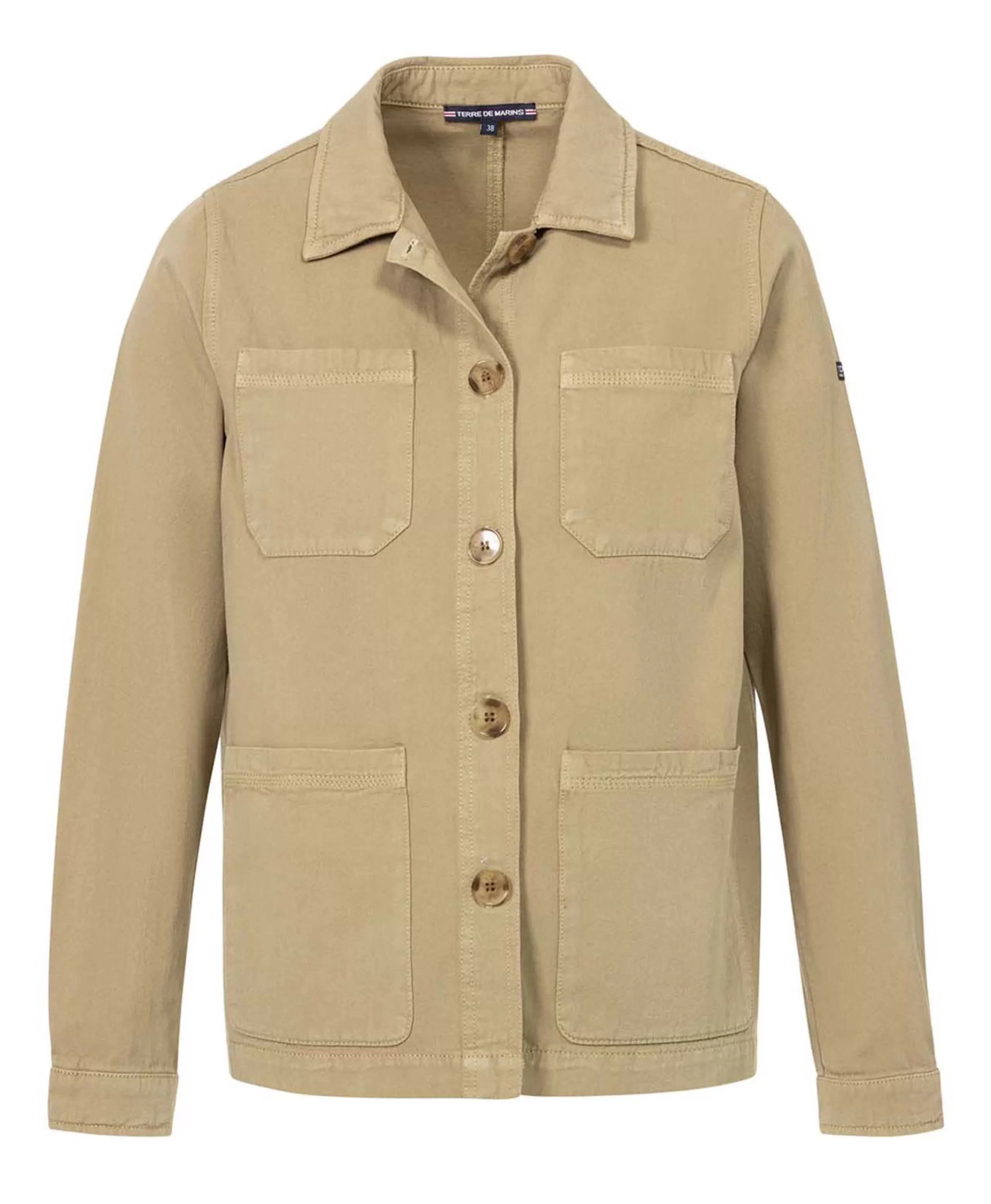 VESTE ML CARAMEL CLAIR VINES*Terre de Marins Flash Sale