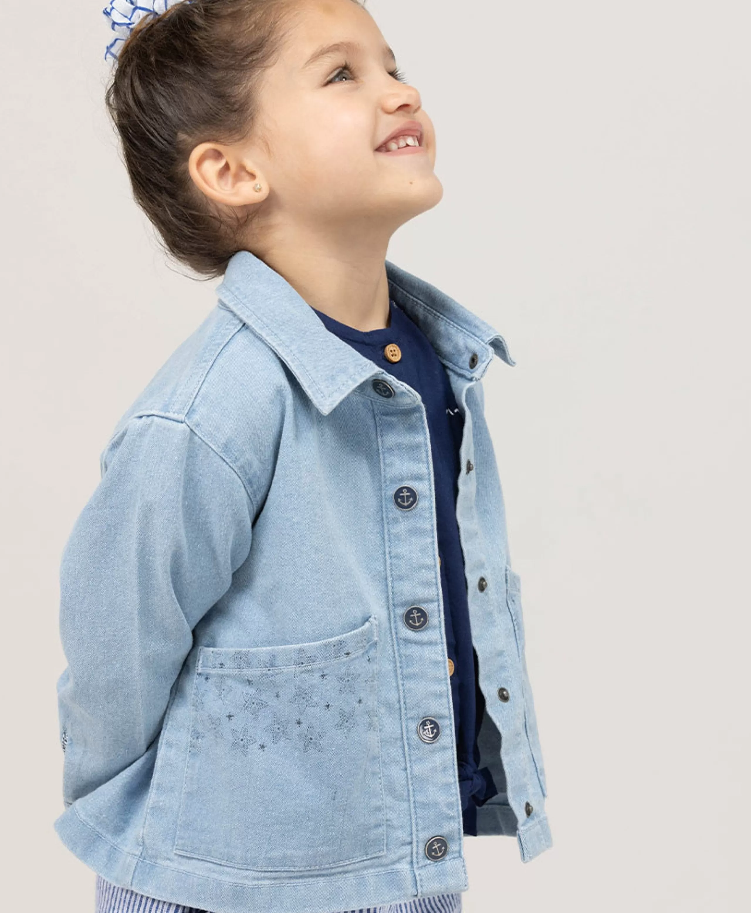 VESTE ML DENIM CLAIR JOANHA*Terre de Marins Best