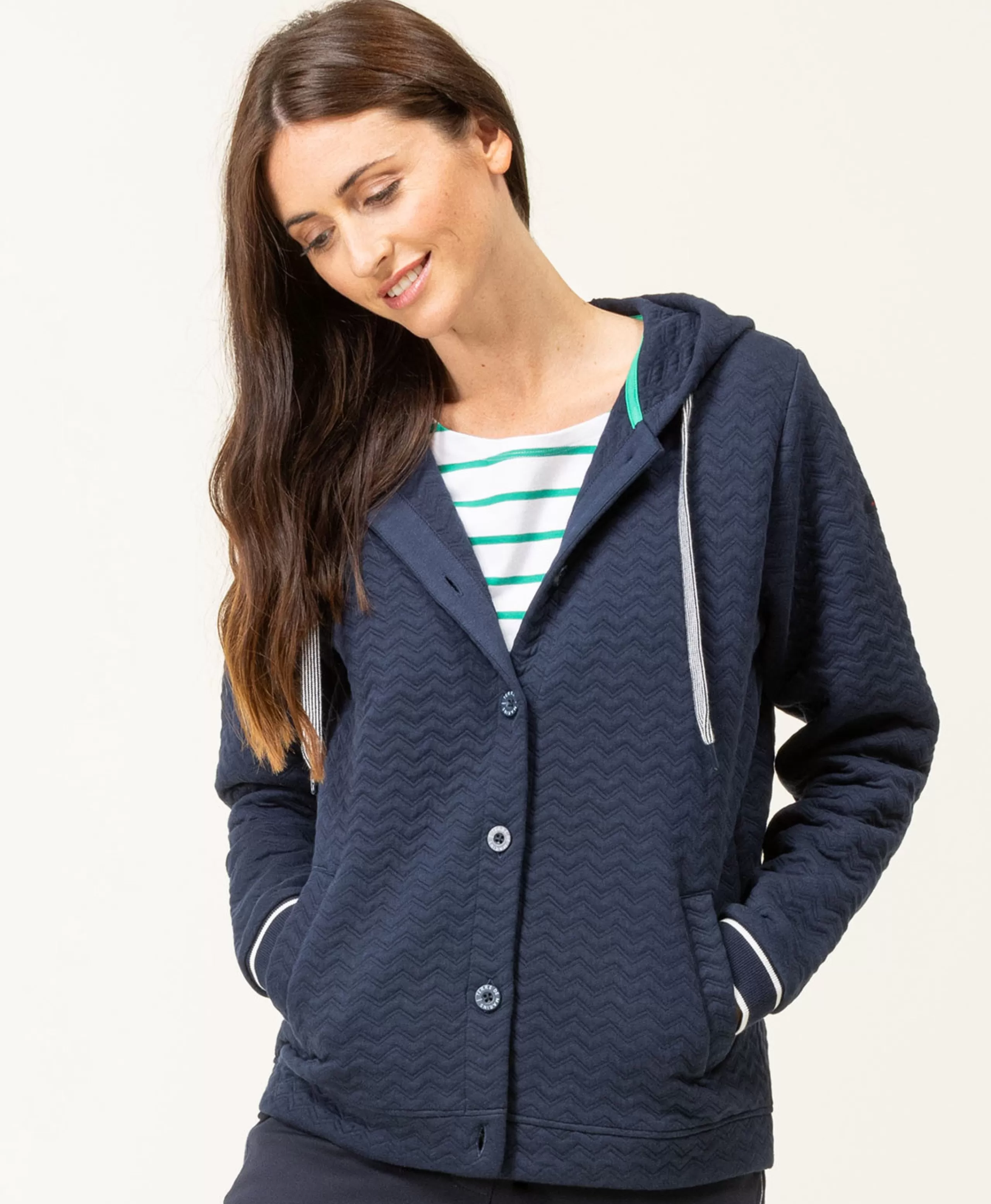 VESTE ML INDIGO GAUSSE*Terre de Marins Cheap