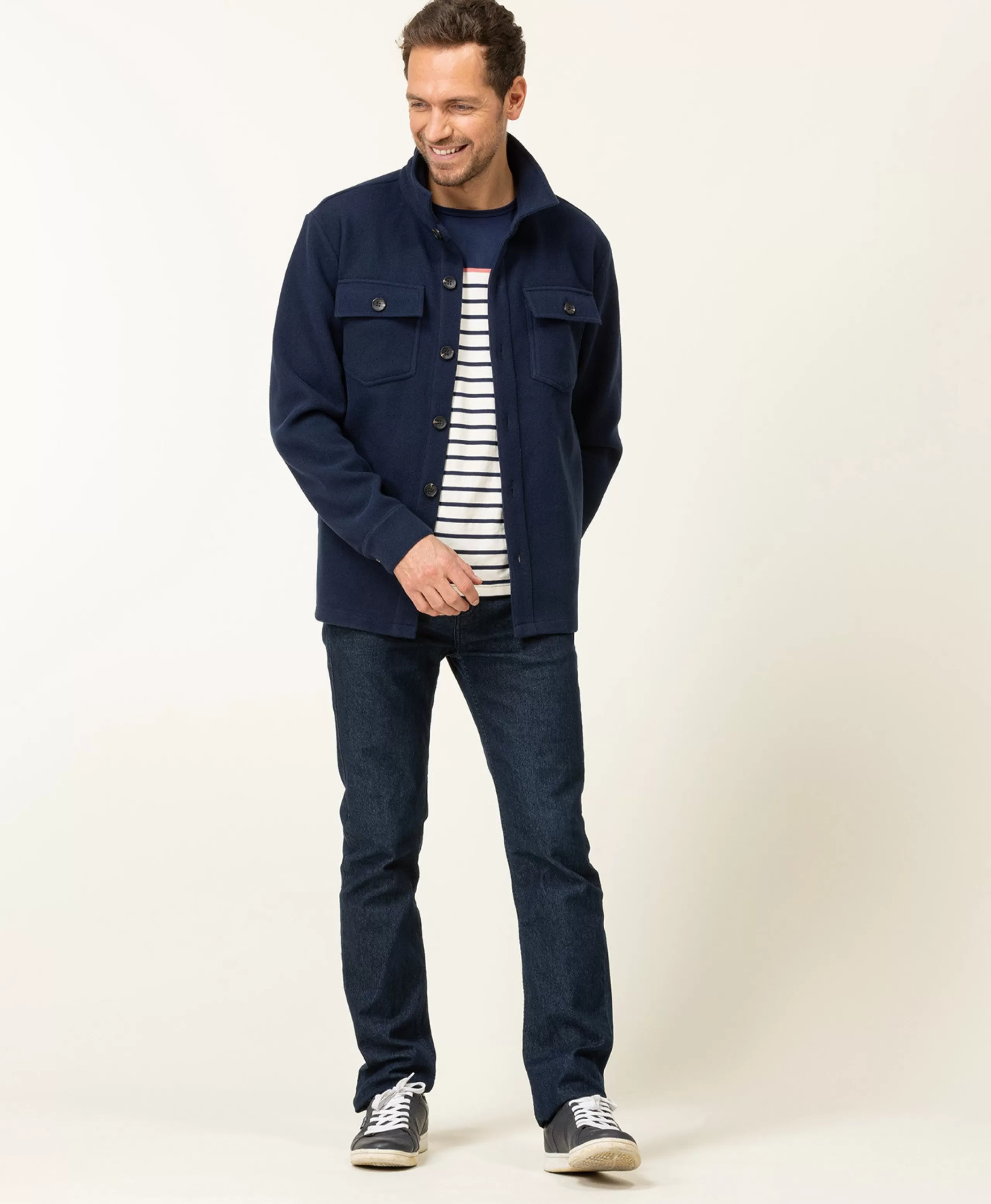 VESTE ML INDIGO VERITAGE*Terre de Marins Fashion
