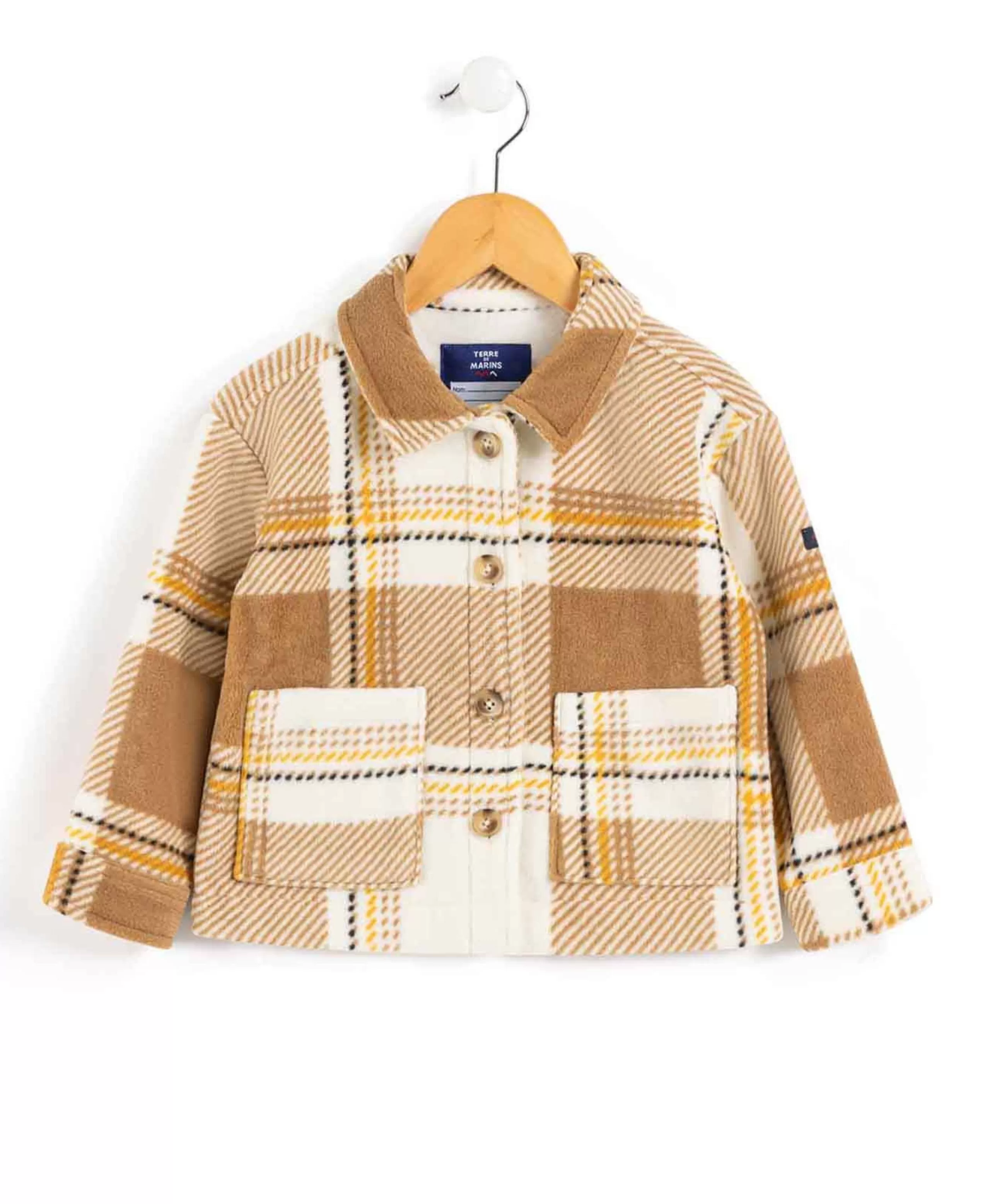 VESTE POLAIRE CARREAUX MULTICOLORE VEPOLKA*Terre de Marins Discount