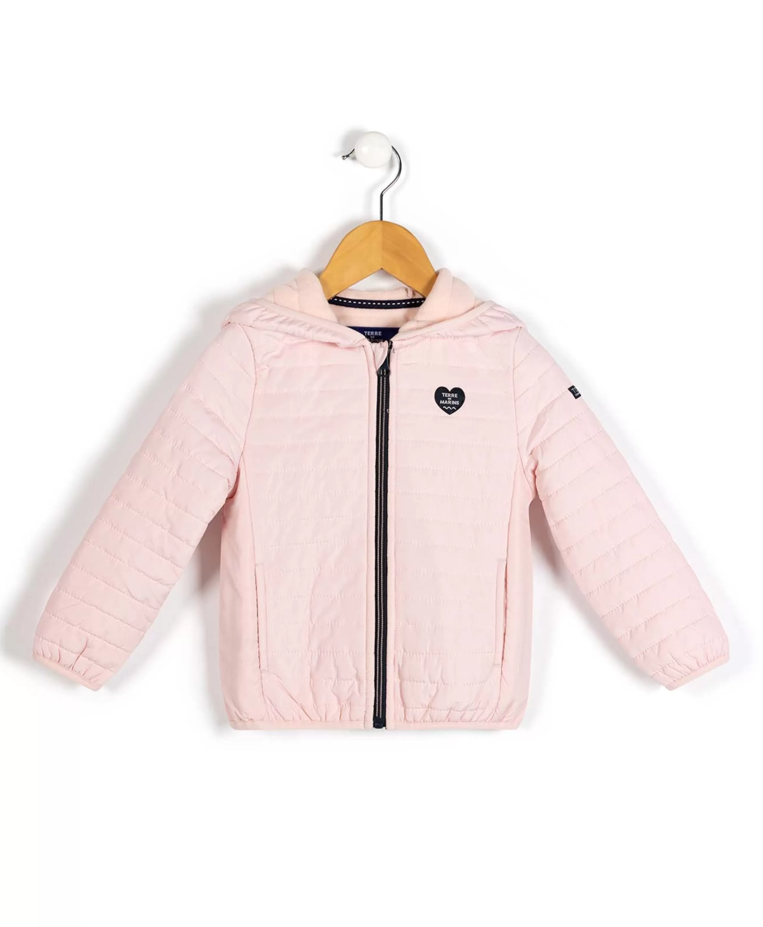 VESTE POLAIRE ROSE CLAIR QORIAL*Terre de Marins Best Sale